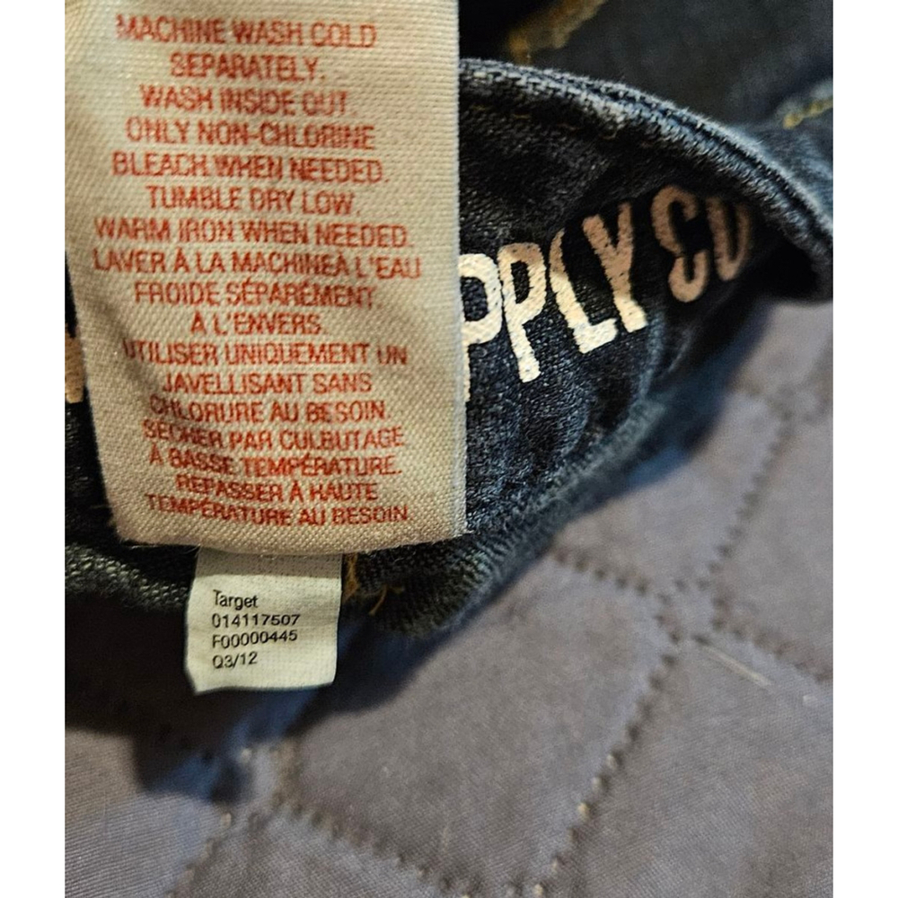 Women's (Juniors) Mossimo Supply Co. Jeans Size 9R Blue Denim Skinny - Picture 6 of 7